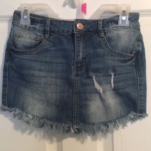 Denim skirt